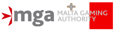 Logo of Malta gaming authority online betting license with the Maltese flag