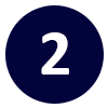 Blue round circle with the number two in it for online betting sites