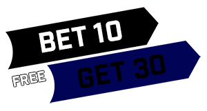 Image of bet 10 get 30 welcome bonus