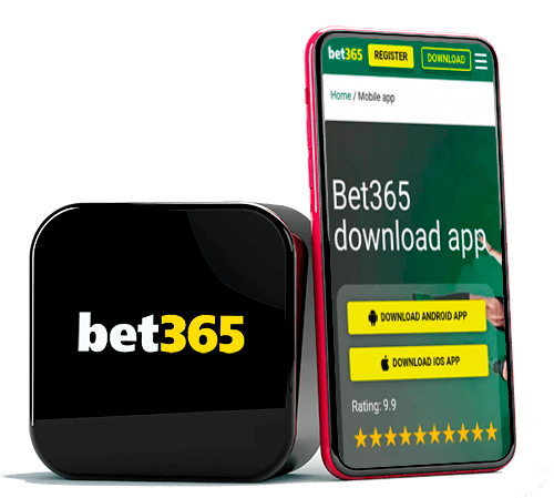 Bet365 online mobile sportsbook in green colours with the bet365 logo