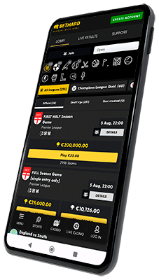 Image showing Bethard mobile sportsbook