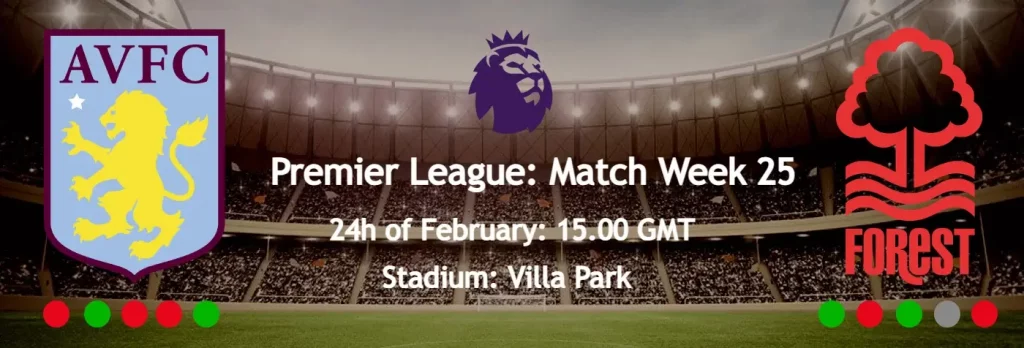 Aston Villa vs Nottingham Forest 24th of February