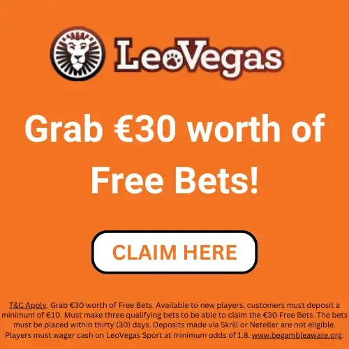 LeoVegas welcome bonus EUR