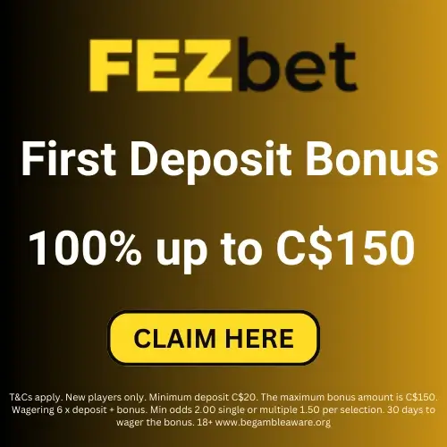 Fezbet canada welcome bonus