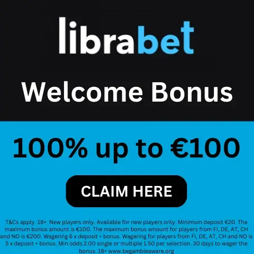 librabet welcome bonus banner